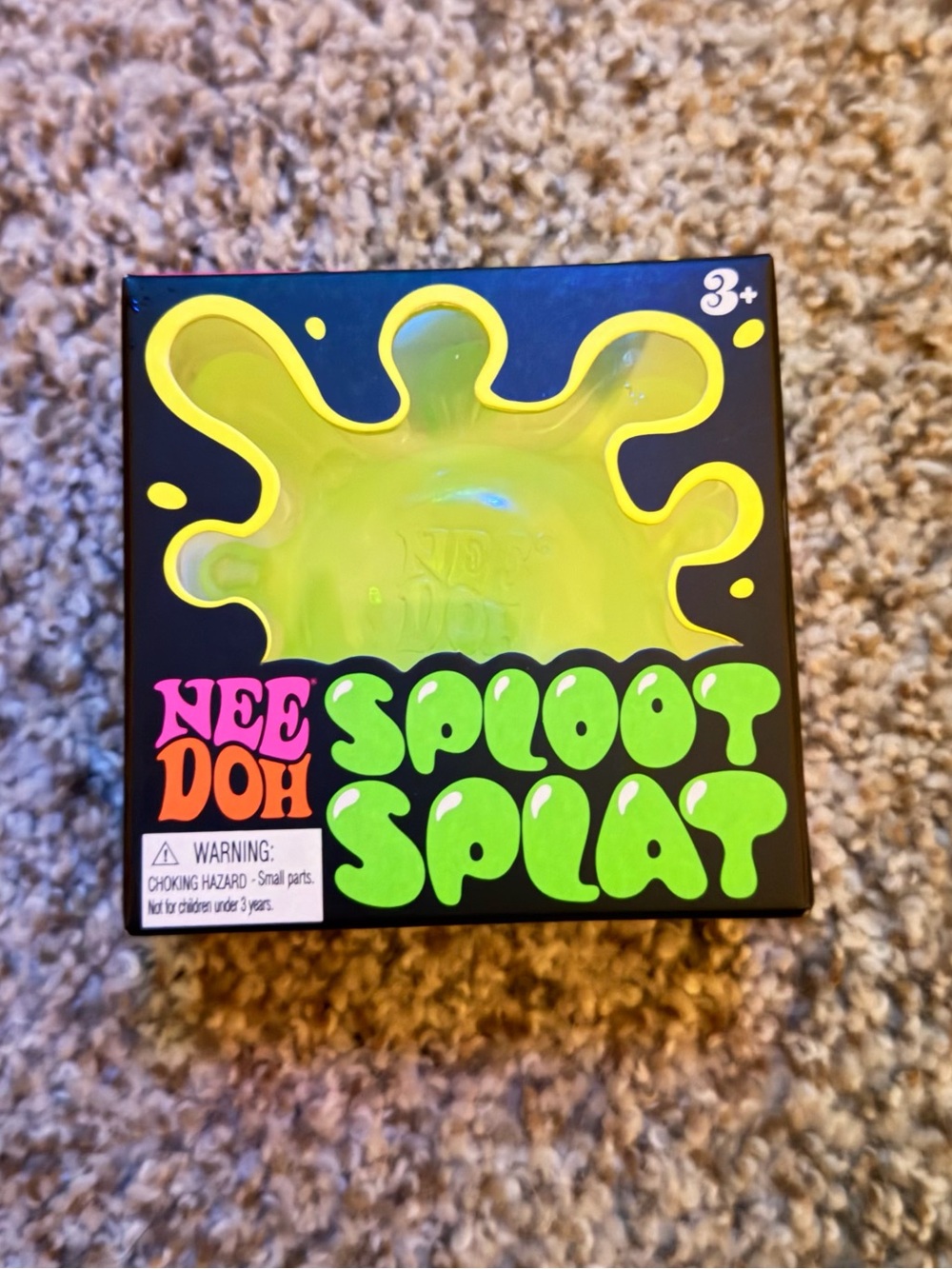 Nee Doh Splooot Splat Neon green Stress Toy